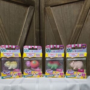 NIB Little Live Pets, Interactive Pets Set Of 4